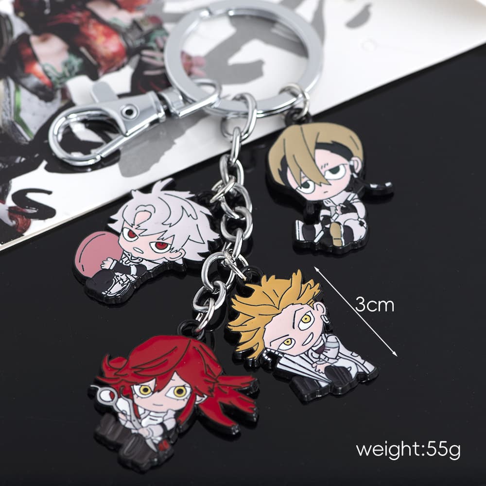 Akuta Anime Merchandise Cleaning Man Akuta Luther Enzanka Keychain Figure Model Lipa New