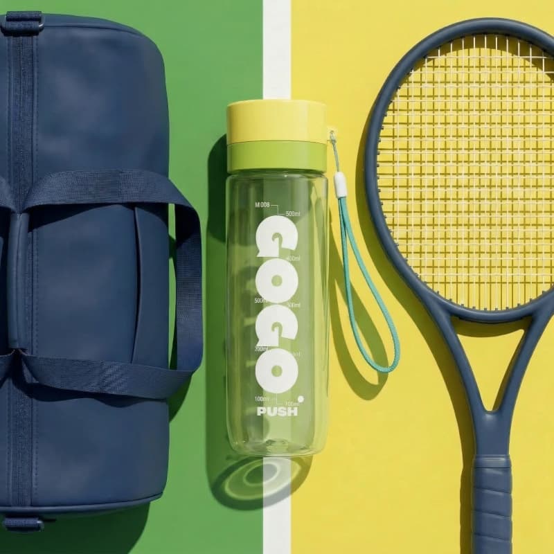 Fuxing Water Bottle High-Temperature Resistant Portable Filter Tea Cup Drop-Proof for Students Men Women Outdoor Space Cup Sports Fitness Water Jug