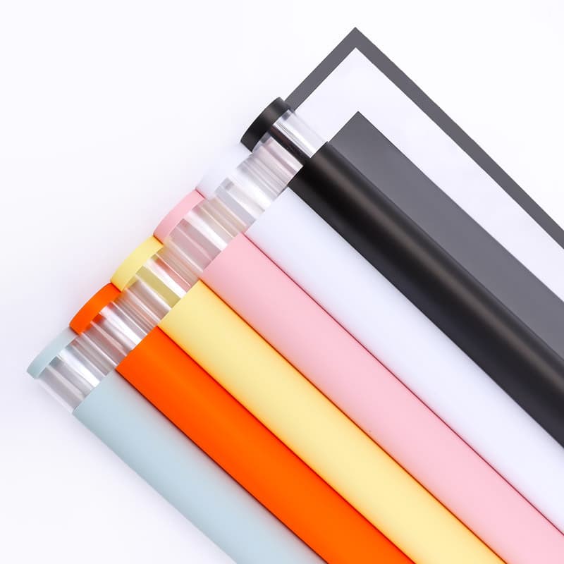 Chinese Valentine's Day wrapping paper pure paper flower wrapping paper flower shop gift package flower paper waterproof cellophane