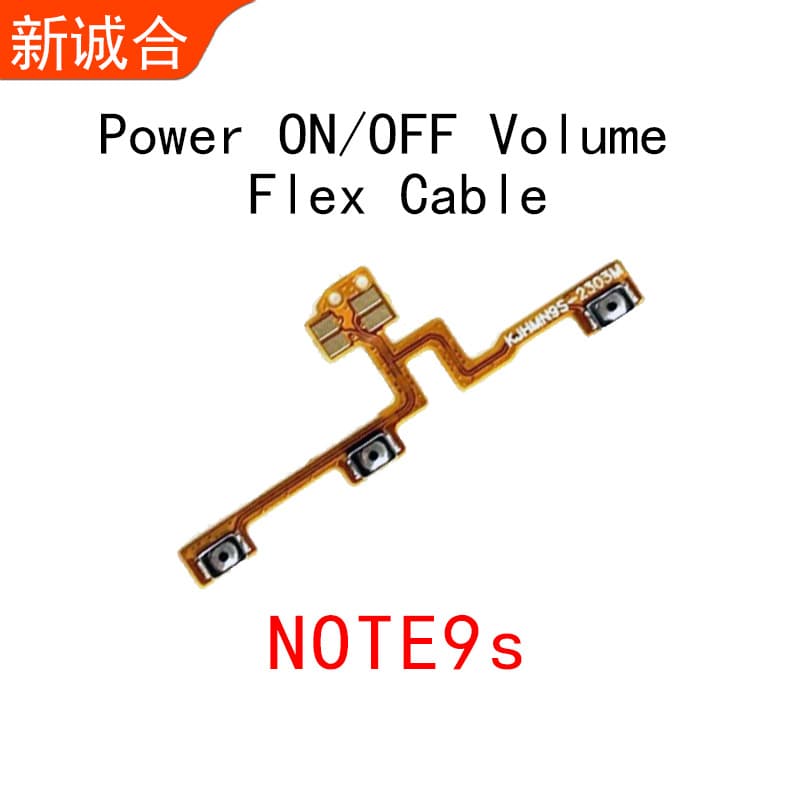 For NOTE9S Power ON OFF Volume Key Button Switch Flex Cable