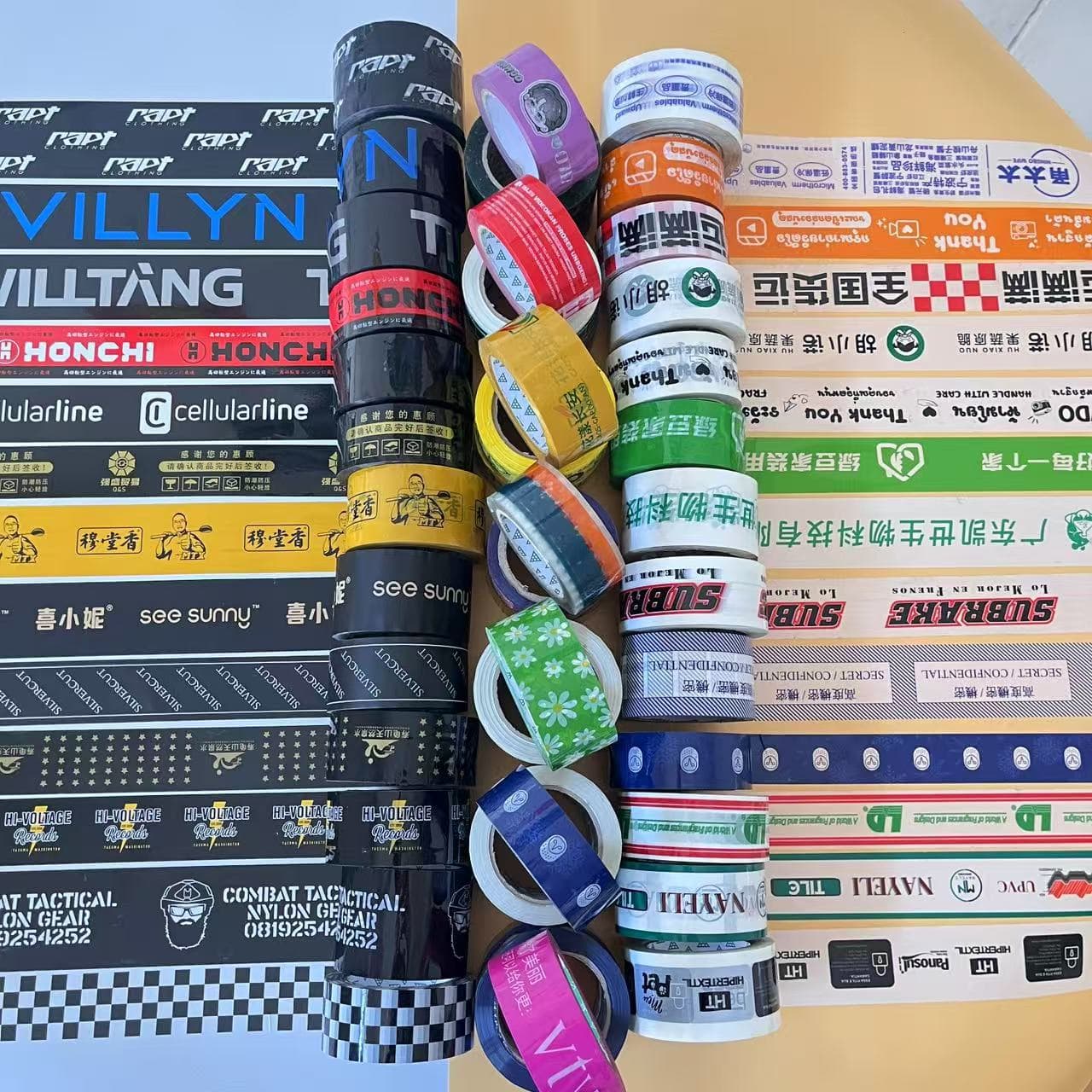 Tape custom LOGO transparent sealing glue printed graphics packaging tape tape wide tape large roll full box free shipping