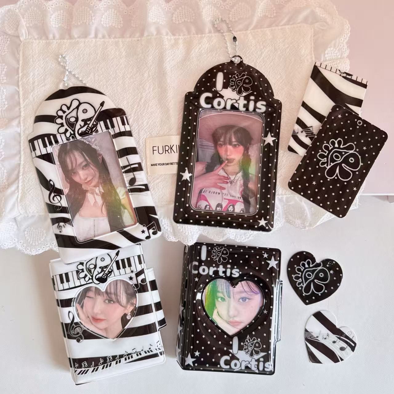 Original Cortis 3-inch card album card holder, instant photo, idol photo card, campus card, fan collection storage display charm