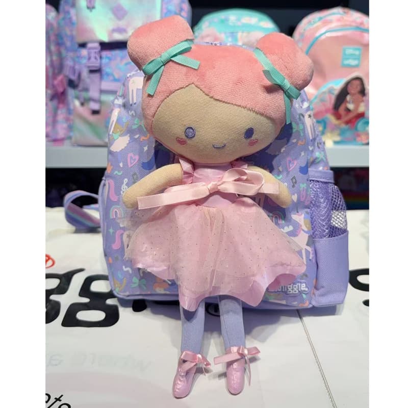 Special Chain Australia Smiggle Backpack for Kindergarten Kids Cartoon Clothing Double Shoulder Bag Storage Bag