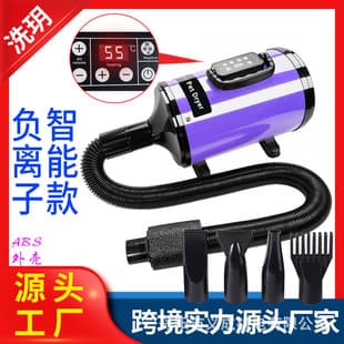 Negative Ion Smart Pet Blow Dryer Hair Dryer LCD Screen Blow Dryer Dryer Patented Design Pet Dog