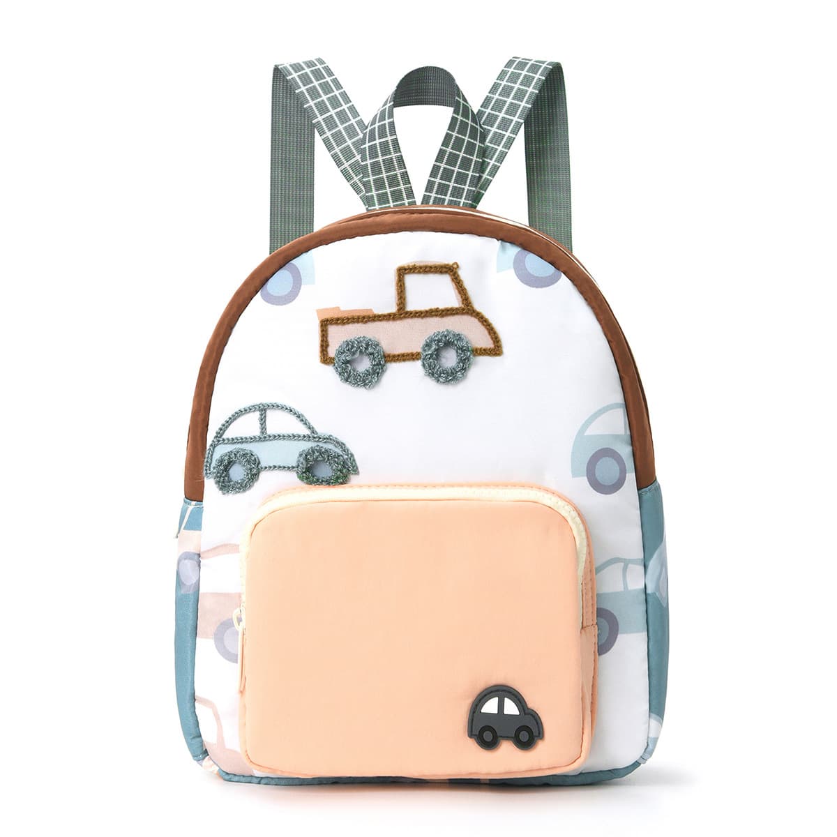 Feihong Cross-border Cartoon Car Backpack Embroidered Cute Kids Backpack for Kindergarten Boys and Girls School Bag