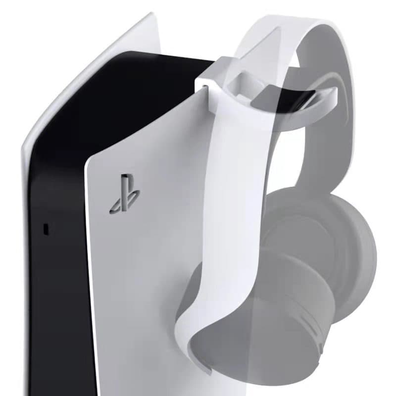 PS5 Game Controller Headphone Holder, PS5 Console Side Mount, PS5 Controller Headphone Wall Mount Storage Rack