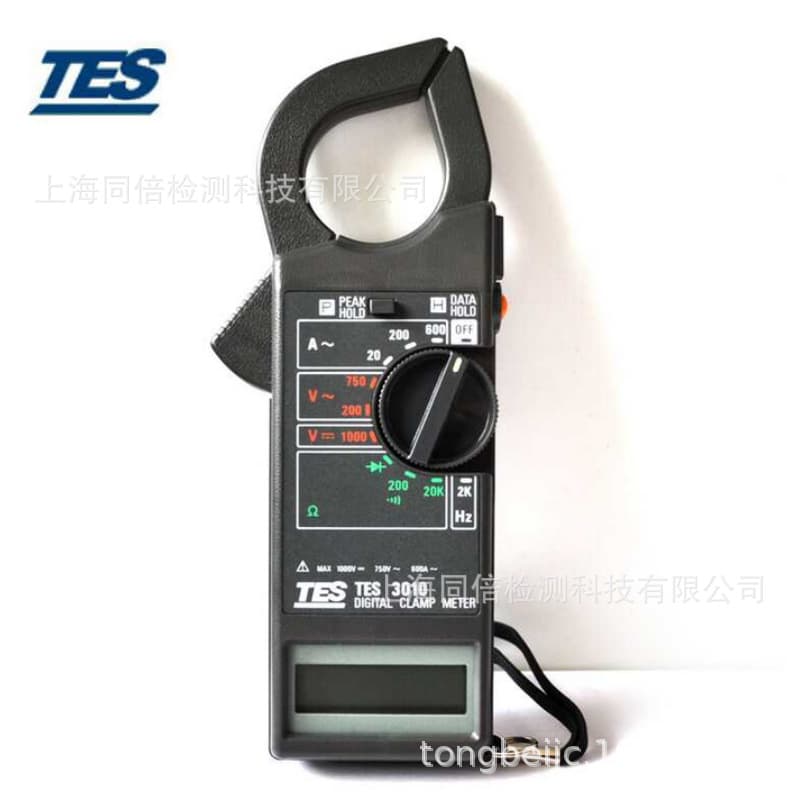 TES TES-3010 AC Clamp Meter TES3010 AC Clamp Meter 20A, 200A, 600A