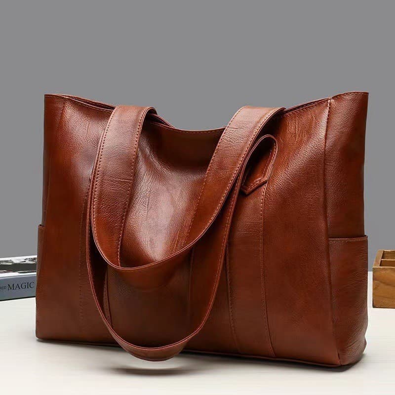 Large Bag for Women 2026 Autumn New Style Large Capacity Practical Tote Bag Korean Style Simple Shoulder Bag Versatile Handbag