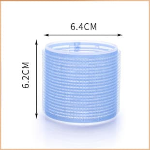 Nylon Self-Adhesive Hair Rollers 6.4cm, Bang Styling Tool, Curling Rollers, Air Bang Styling Tool, No Hair Damage