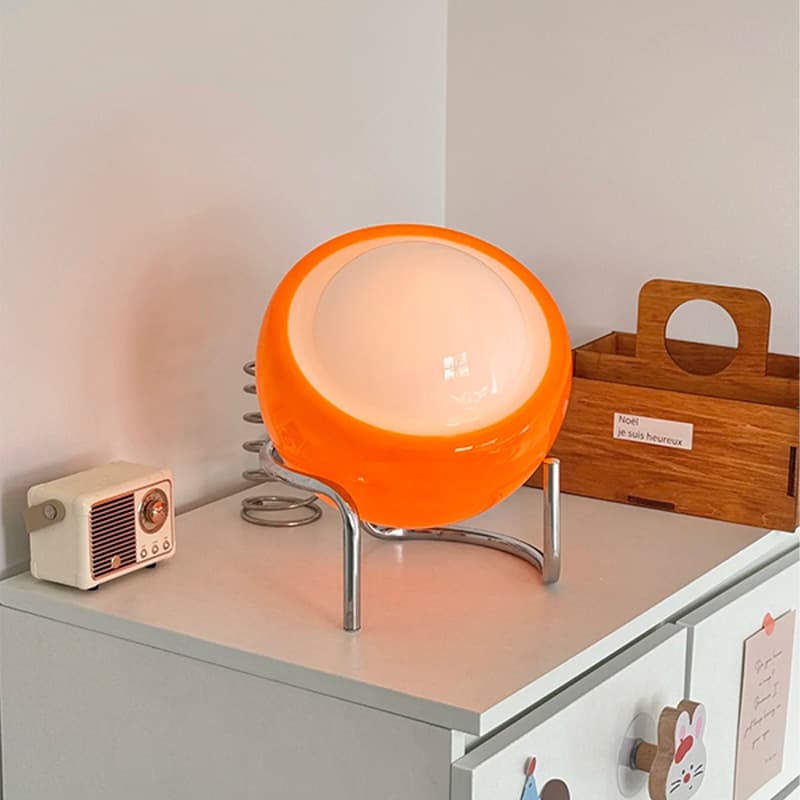 Cross-border Hot Seller Amazon Japan Bauhaus Mid-century Table Lamp Modern Minimalist Bedroom Glass Creative Decor