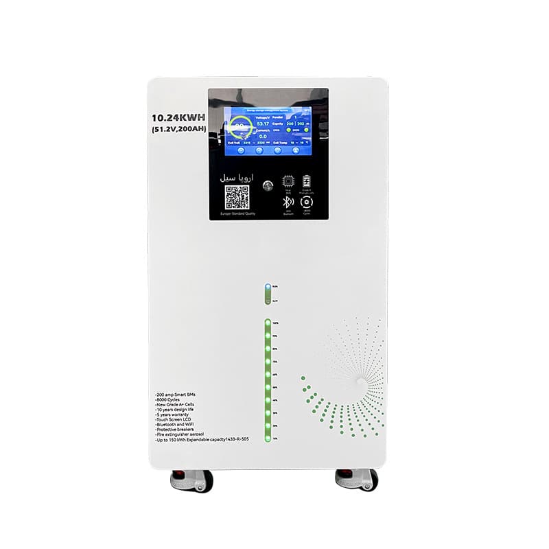 16kWh large capacity energy storage battery system with built-in BMS intelligent protection board for home use photovoltaic iron phosphate