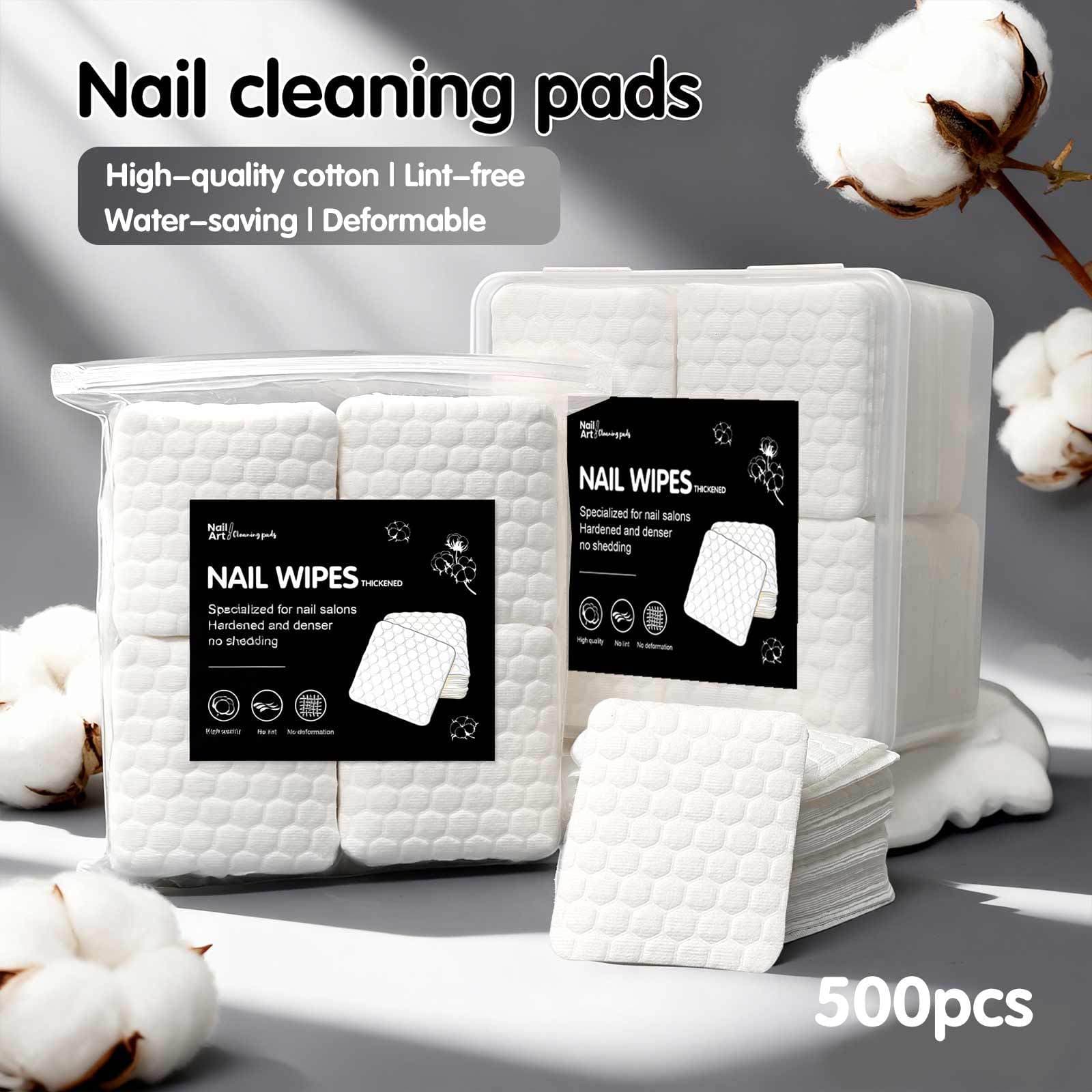 New water-saving manicure towel eyelash glue bottle mouth wiping cloth cotton sheet eyelash remover nail polish scrub floating glue without lint