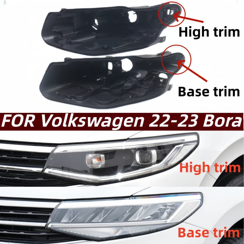 Headlight Rear Housing for Bora 22-23 Volkswagen Bora Headlight Rear Housing High and Low Trim Rear Housing Bora Rear Housing