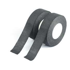 Factory Direct Sales Noise Reduction Flame Retardant Easy Tear Polyester Cloth Tape 51618 Black Velvet Automotive Wiring Harness Tape