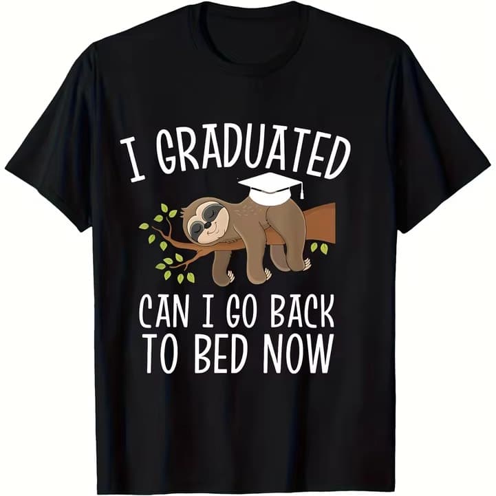 Spring/Summer New Cloud Cotton Solid Short Sleeve T-Shirt Round Neck Casual Graduation T-Shirt Back to Sleep Men's Short Sleeve T-Shirt