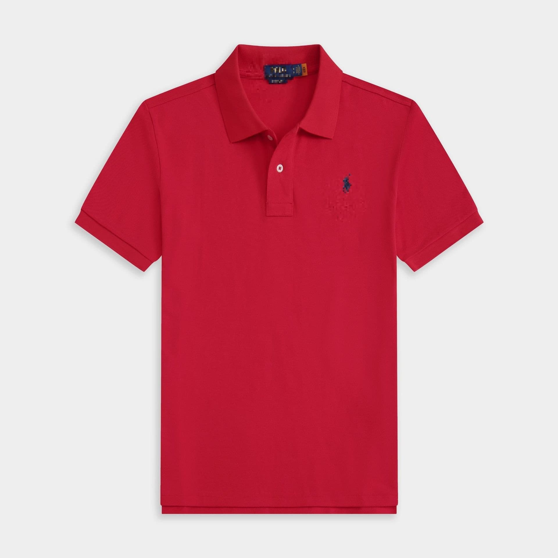 Cross-border Men's Short Sleeve European Size RL Embroidered T-Shirt Men's Polo Shirt Turn-down Collar Small Pony Logo Top Polo Shirt
