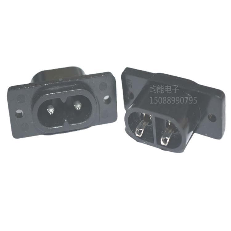 AC Power Socket AC-005 Figure-8 Tail Hollow Two-Pin Socket