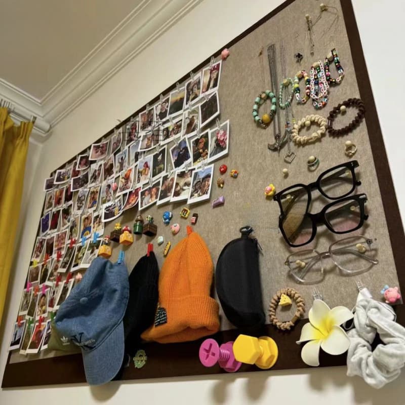Felt Board Photo Wall Photo Background Board Felt Background Board Message Board Culture Wall Background Board Living Room Photo Wall