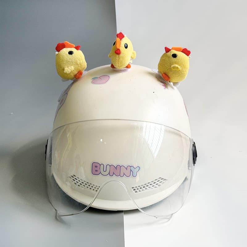 Chick Doll Children's Ski Helmet Doll Accessory Quick-Release Sticker Double-sided Picture Errand Rider Helmet Equipment