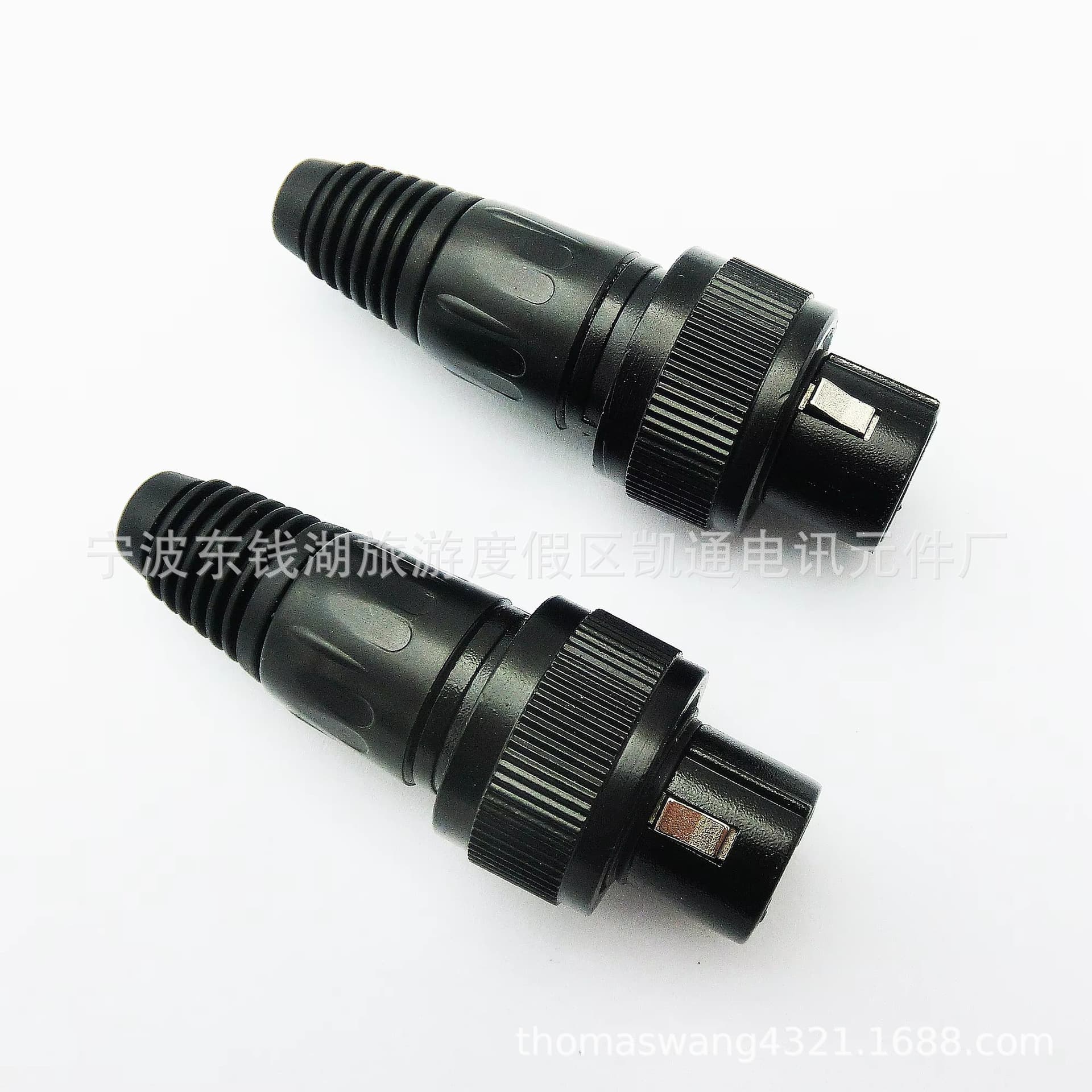 High-Fidelity XLR Audio Connector 3-Core Gold-Plated DMX Adapter Microphone Mixer Locking Female Plug