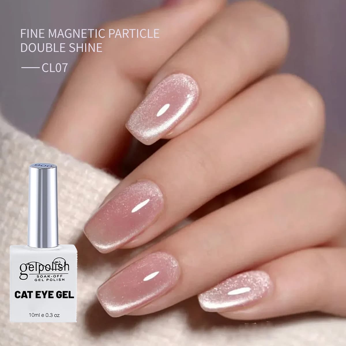 Crystal Cat Eye Gel New Whitening Glass Bead Flash Popular Nail Polish Gel Light Therapy Nail Gel Nail Salon Wholesale