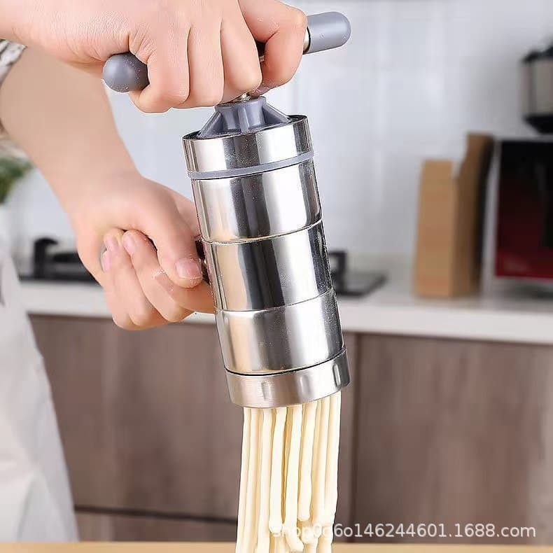 Stainless Steel Noodle Maker New Household Manual Pasta Press Hele Noodle Machine River Noodle Machine Handmade Noodles