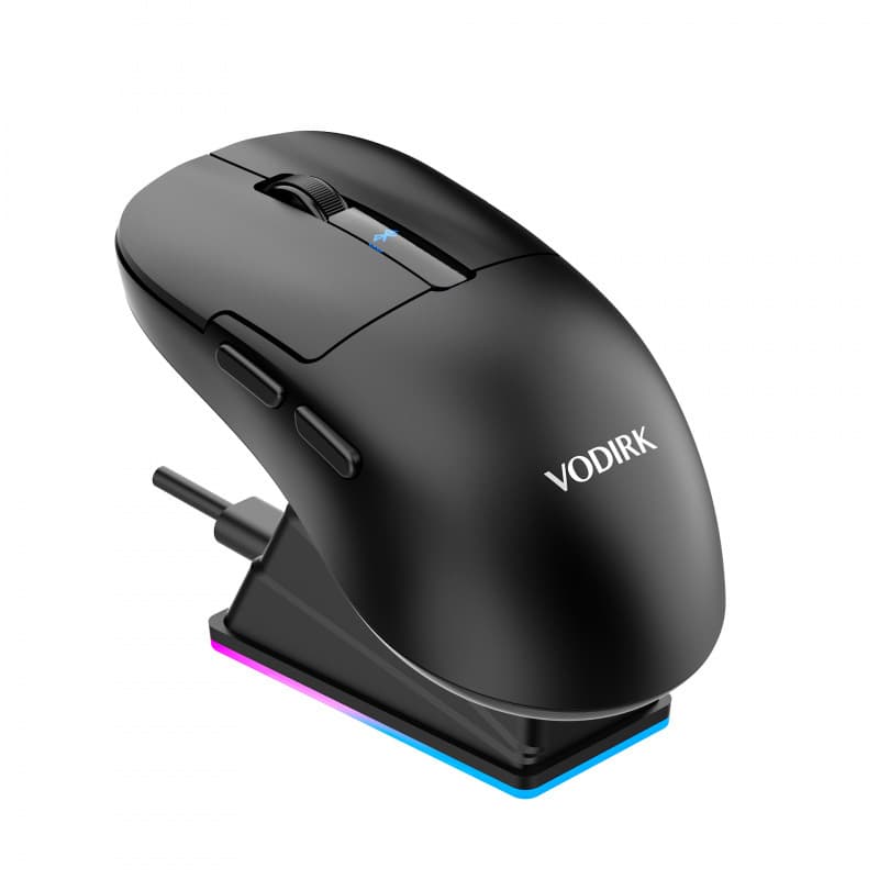Huadike DM3 wireless 2.4G+ Bluetooth three-mode with magnetic base charging base wireless mouse e-sports game