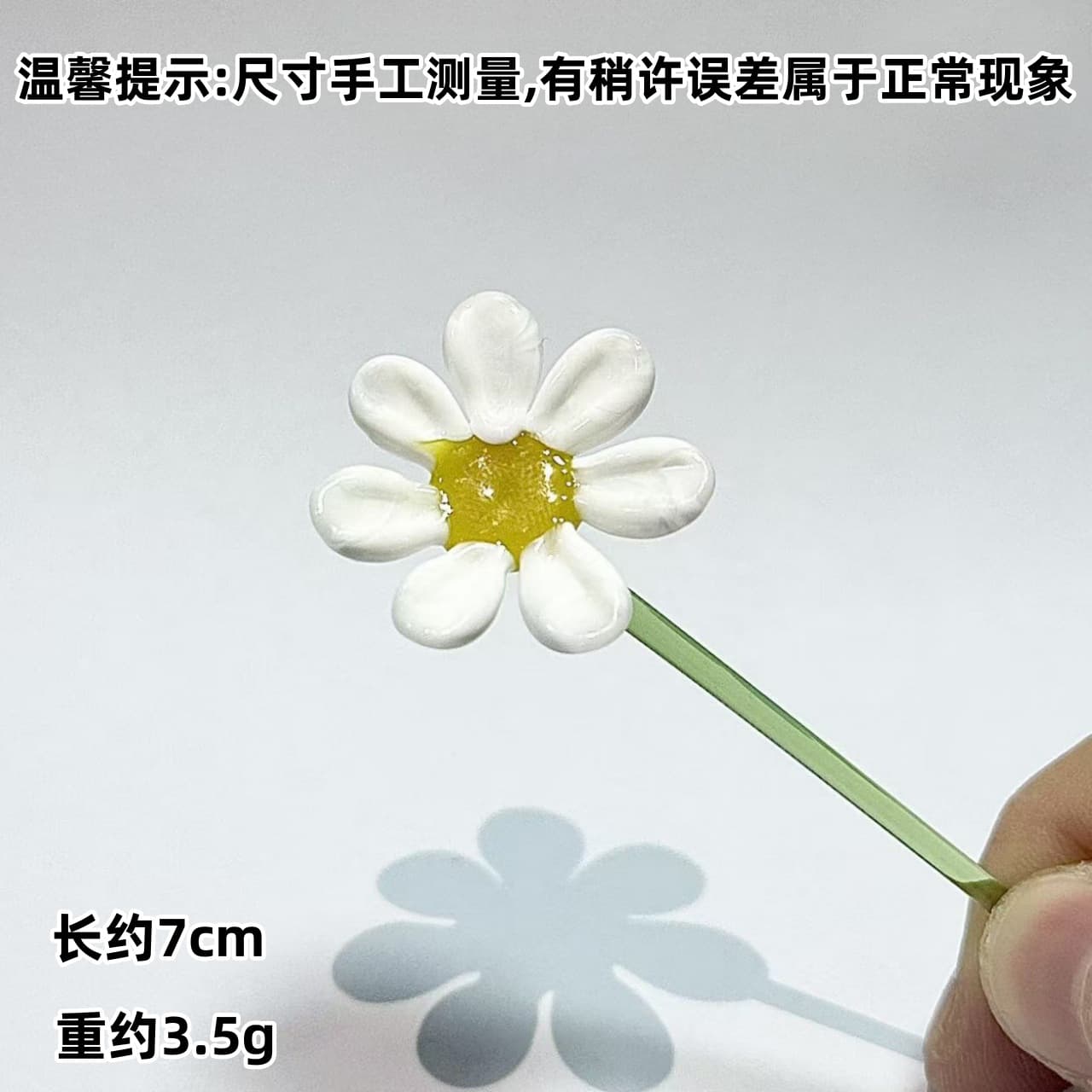 Handmade Glass Mini Birth Flower Desktop Ornament, Glass Craft 12-Month Flower Bouquet Potted Plant Decorative Gift