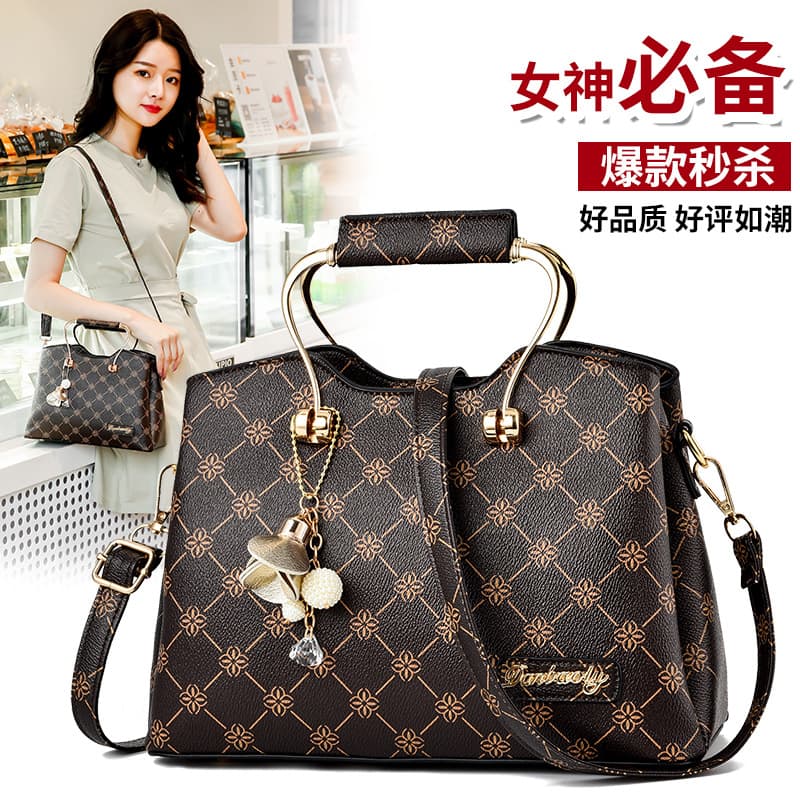 Wholesale Women's Bag Cross-Border New Korean Style Trendy Versatile Handbag Simple Small Bag Fashion Single Shoulder Crossbody Bag Women's Bag