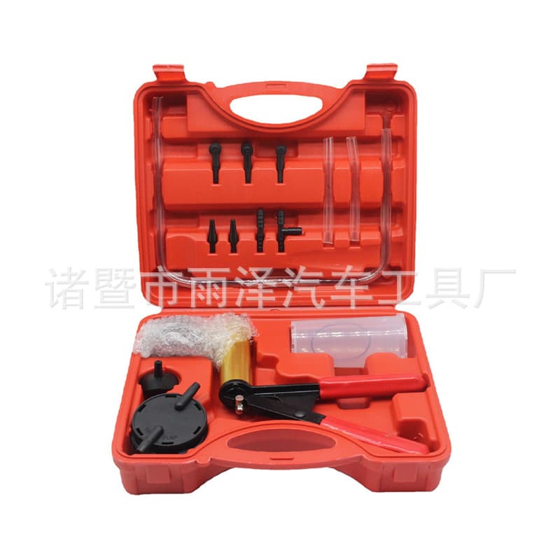 Manual Vacuum Pump for Automotive Brake Fluid Replacement, Dual-Purpose Copper Core Suction Gun for Small-Scale Use
