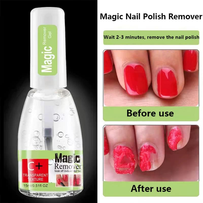 New Powerful and Quick Nail Removal Tool That Does Not Hurt Your Hands. Lazy People Can Easily Remove Nail Polish Glue with Nail Polish Remover