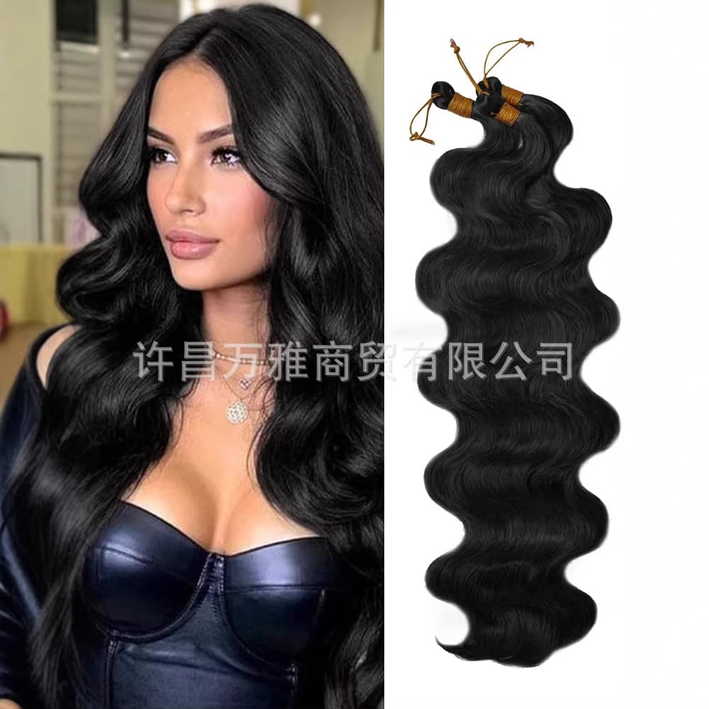 High Quality Body Wave Crochet Synthetic Braiding Hair