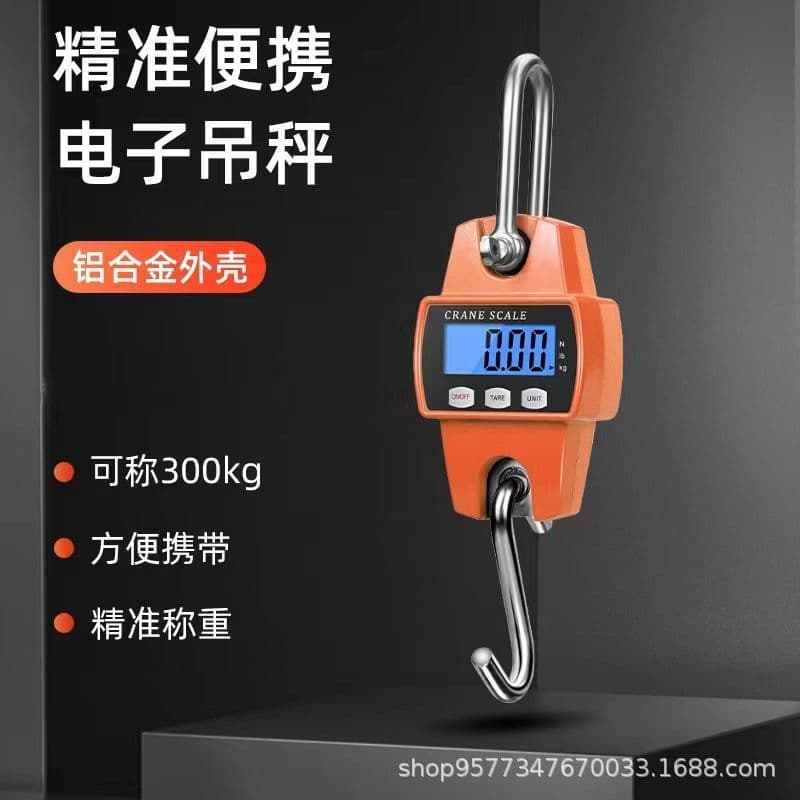 200kg Portable Industrial High-Precision Mini Hook Scale Handheld Electronic Scale
