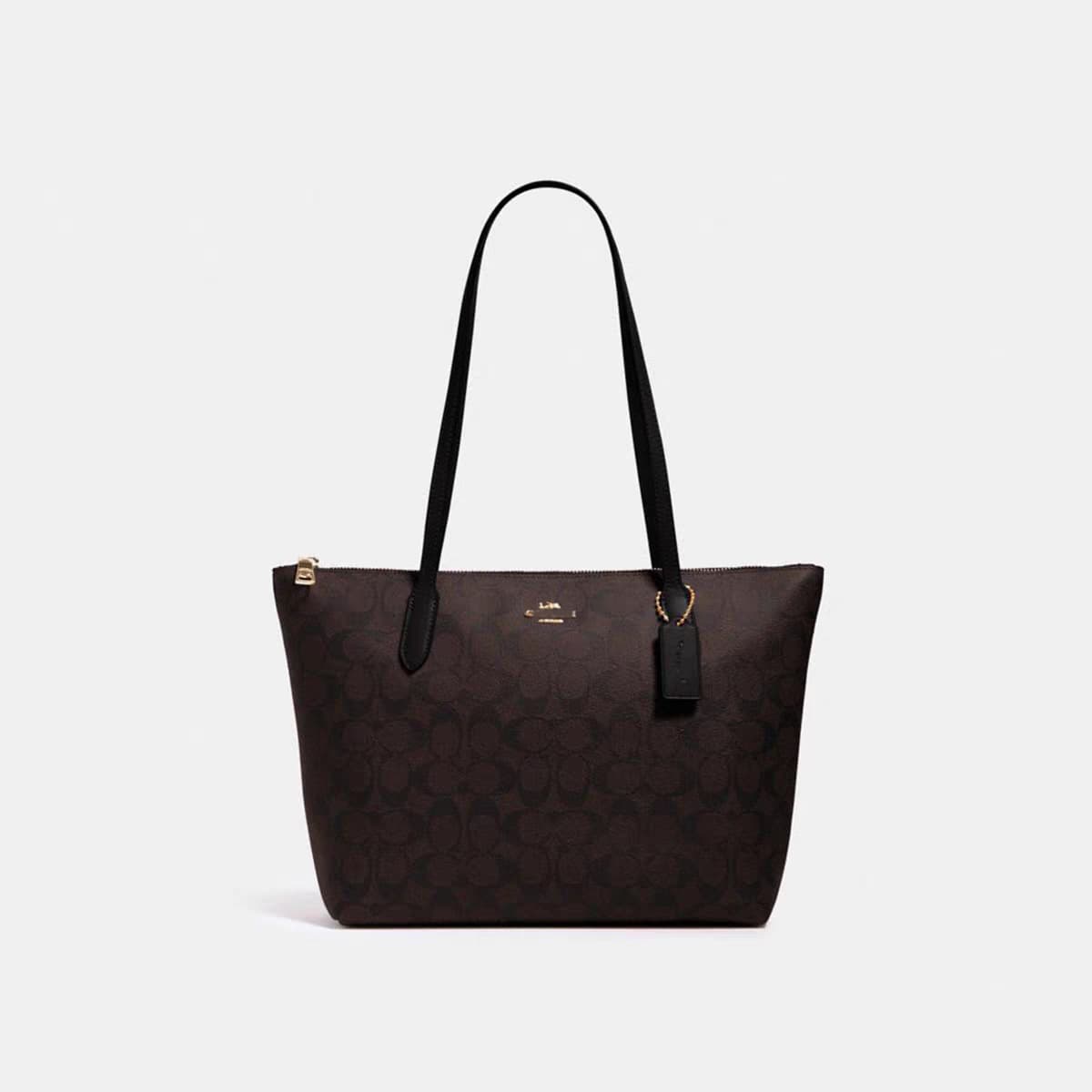 Koujia New Zip30 Zipper Tote Bag, Monogram Underarm Large Capacity Crossbody Fashion Versatile Shoulder Bag for Women