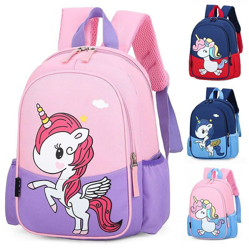 New Export Korean Style Summer Kids Backpack, Cute Cartoon Design for Kindergarten, Trendy Children's Backpack Wholesale