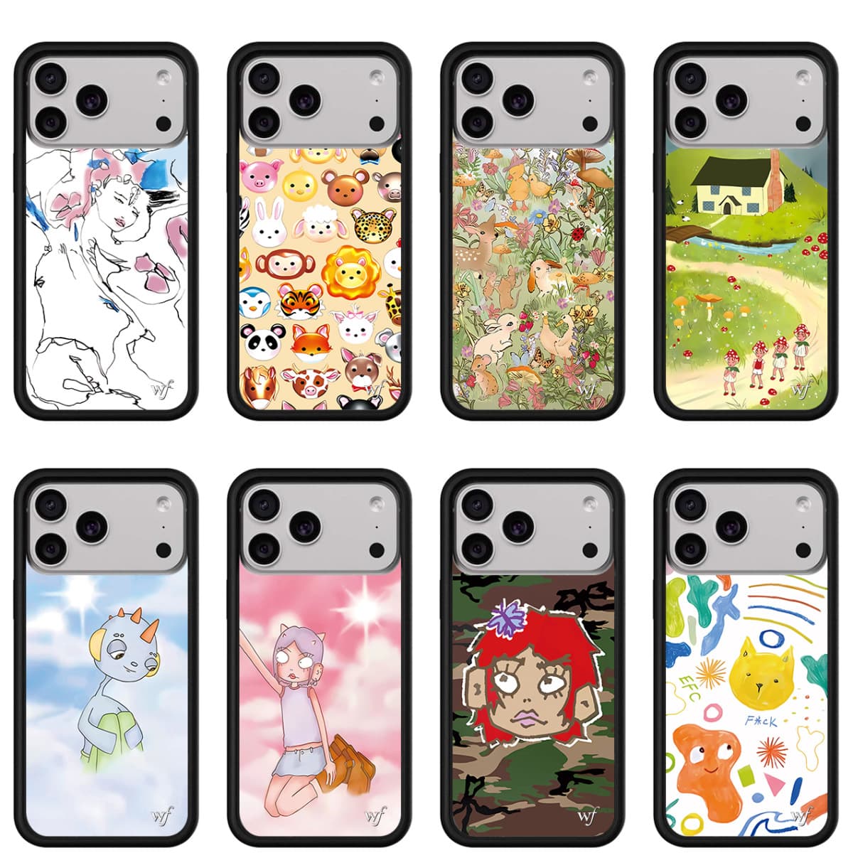 Wildflow Animal Kingdom Mobile Phone Case Compatible with iPhone 17, Apple 16 Pro Max / 15 Plus Protective Case