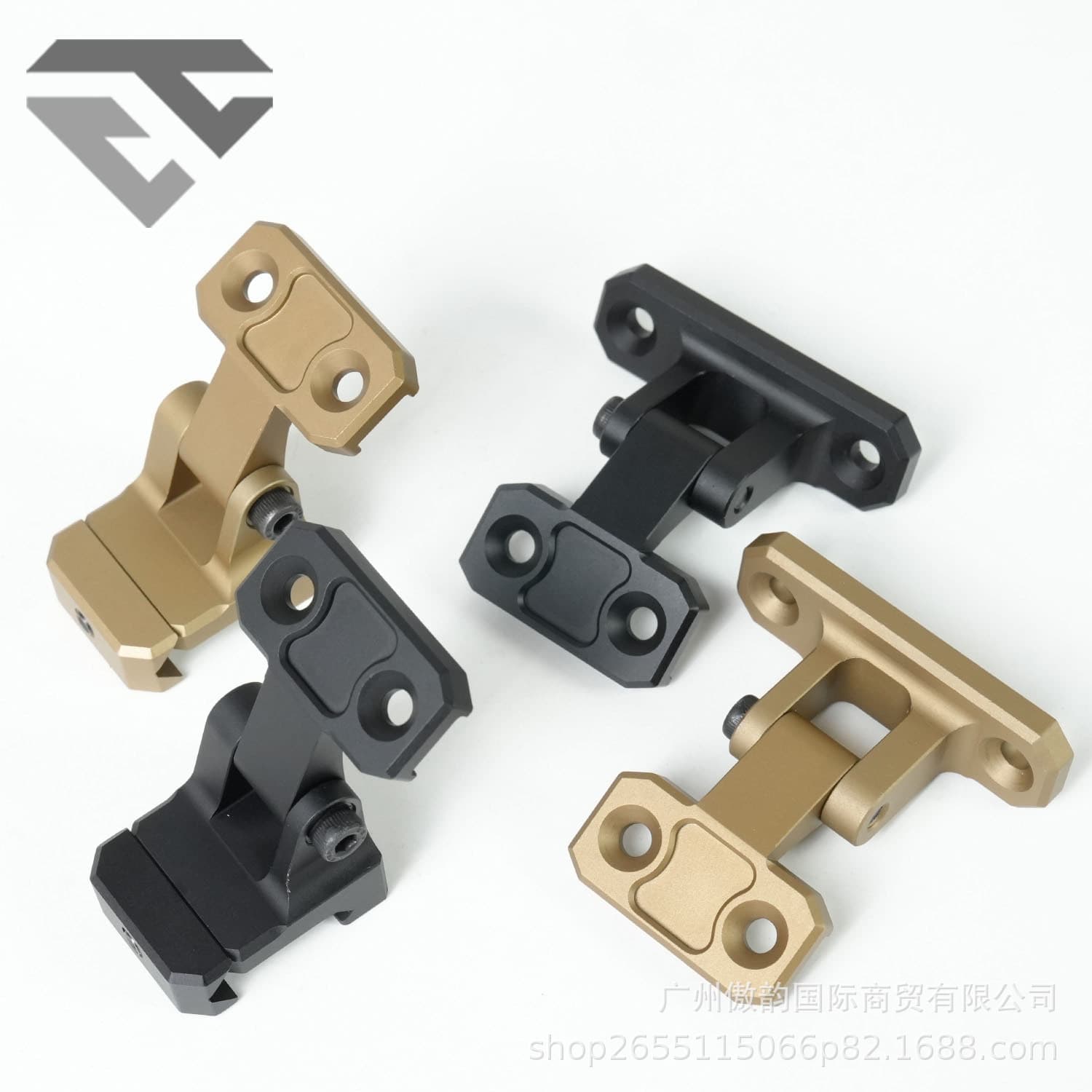 Tactical Flashlight Mount Side Flip MLOK/20MM Rail Angled Bracket M300/M600/V2 Accessory