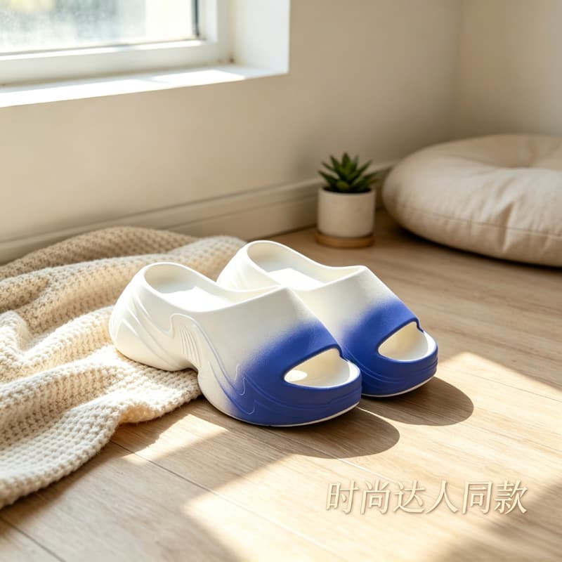 High Heel Thick Sole Cloud-Like Slippers for Women Summer Indoor Home Beach Slippers Factory Wholesale