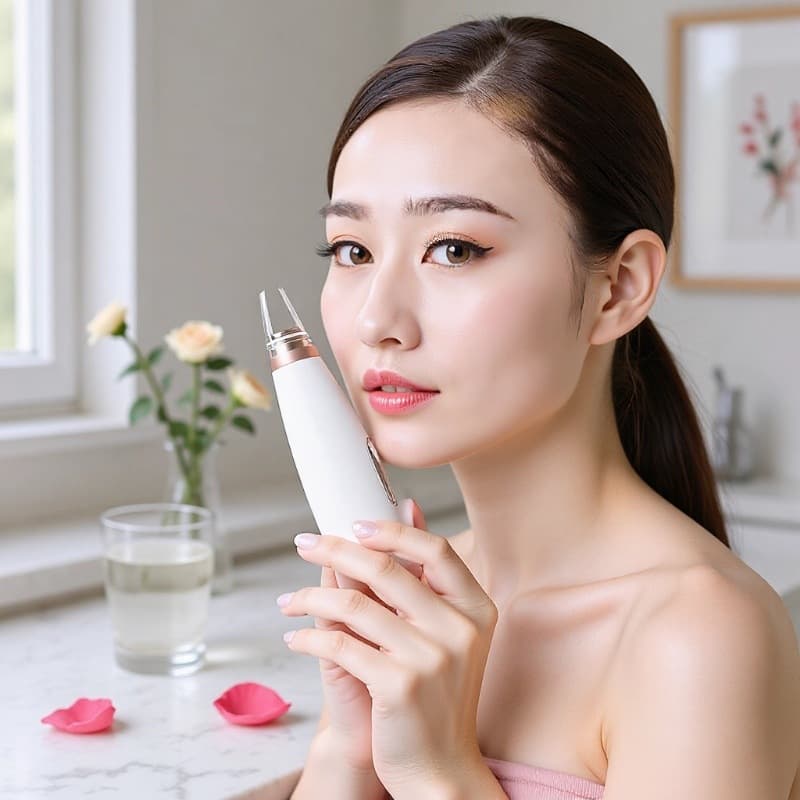 Cross-border Best-selling Rechargeable Blackhead Remover Facial Cleansing Device Electric Pore Cleaner Face Scraper