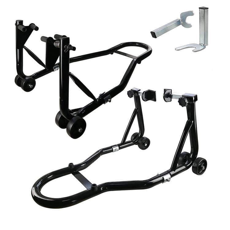 Motorcycle Stand Front and Rear Wheel Stand Motorcycle Lift Stand Parking Stand Motorcycle Parking Stand