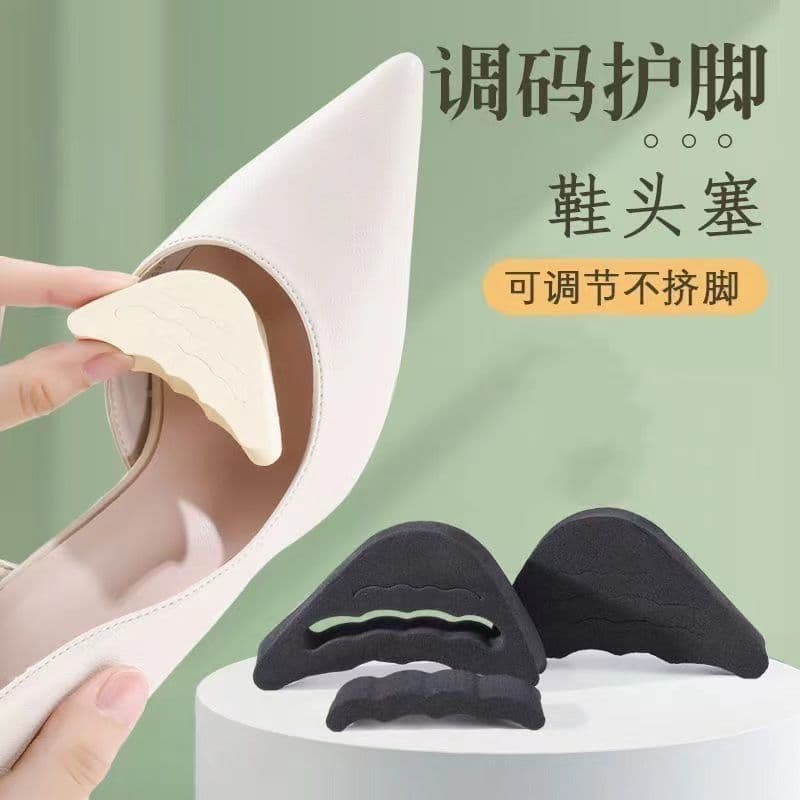 Size-adjusting toe inserts large to small miracle pads half-size cushions high heel pads toe protection anti-pain anti-slip anti-heel slip