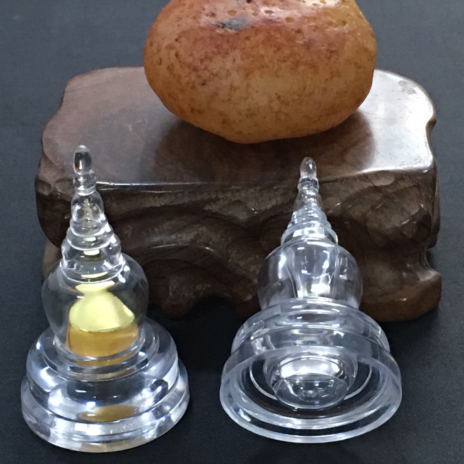 Scenic Area Acrylic Craft Transparent Stupa - Tourist Souvenir Ornament