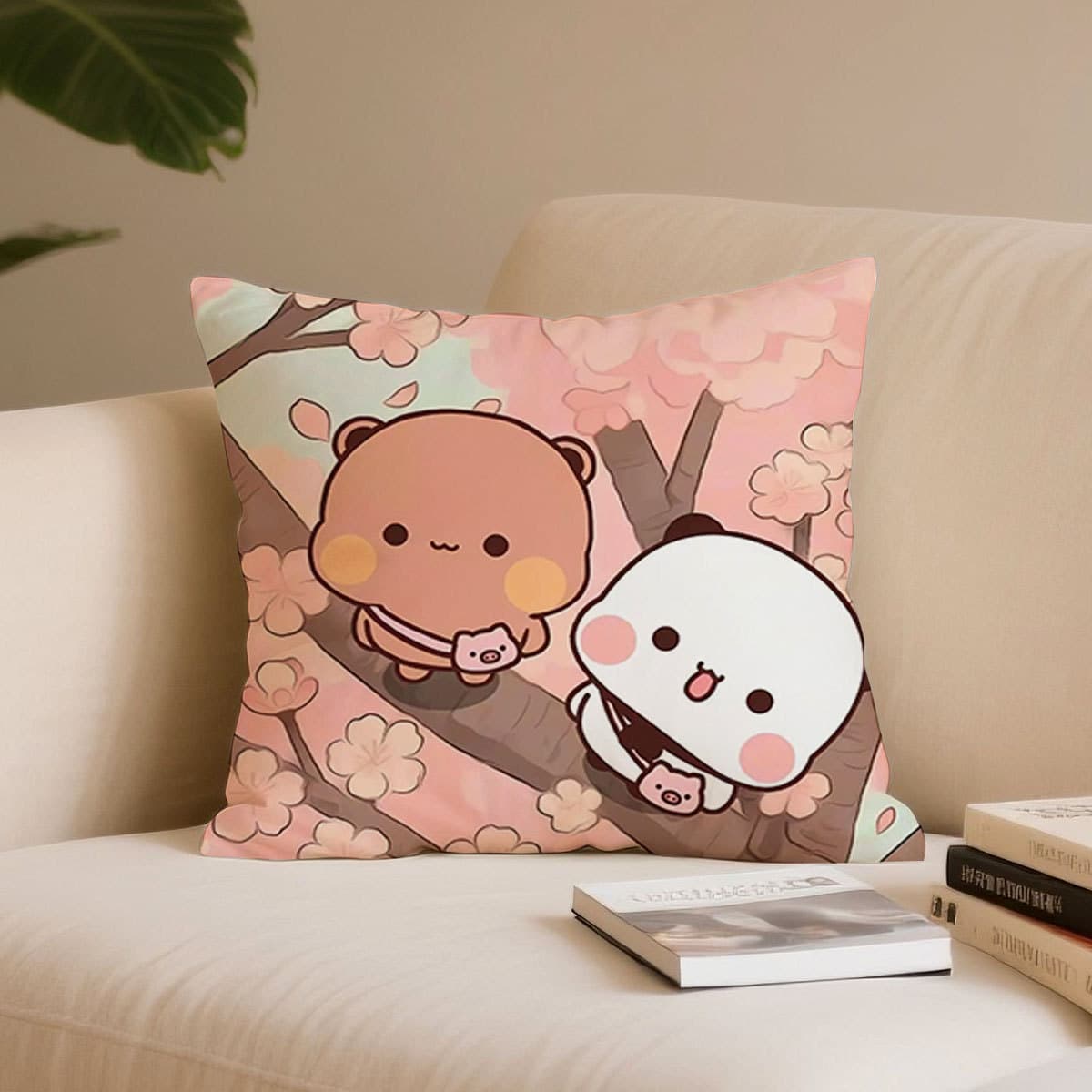 Yier Bubu Throw Pillow Dormitory Cushion 2025 New Style Cute Pillow for Living Room Sofa Home Decoration