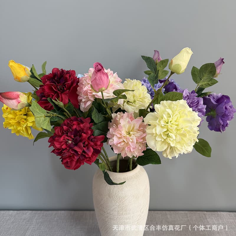 Artificial Icelandic Rose Fake Flowers for Wedding Decoration, Birthday Party Setup, Bridal Room, and Wedding Floral Arrangements