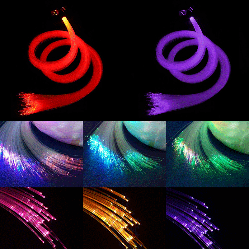 In-stock wholesale PMMA 1.0mm high-brightness plastic optical fiber for bar, KTV, foot spa, starry ceiling lighting