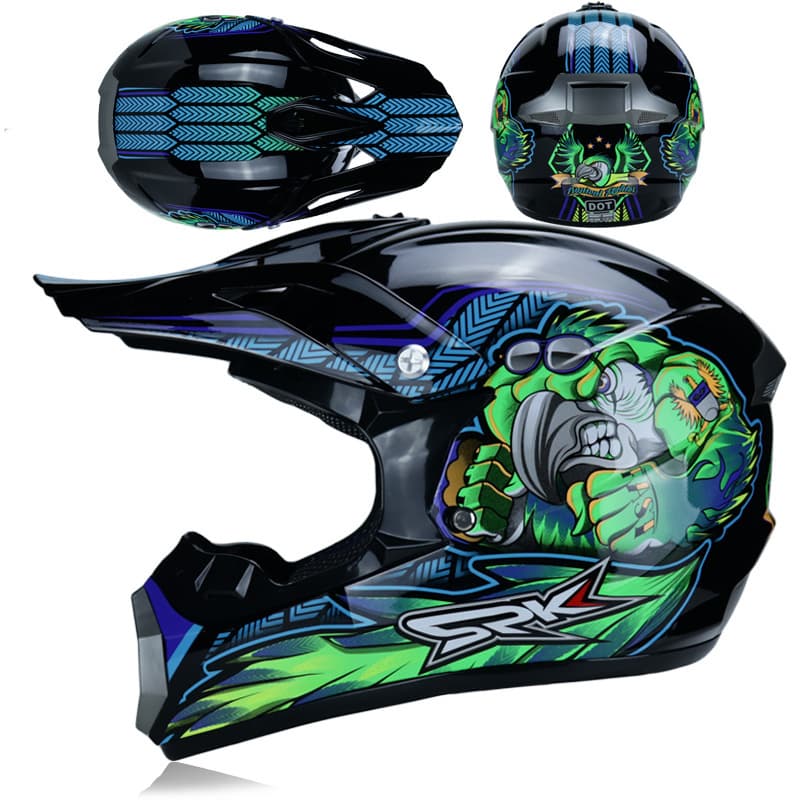Motocross Kids Dirt Bike Offroad Cross Helmet Cross-Border Drop Shipping
