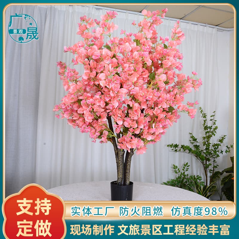 Spot wholesale bougainvillea potted plants, courtyard B&B balcony decoration ornaments, wedding props background bougainvillea pots