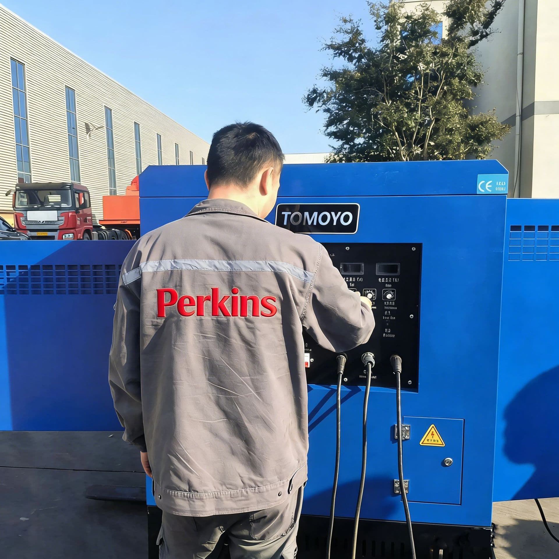 50kW Perkins Power 800A 900A Diesel Generator Welding Machine
