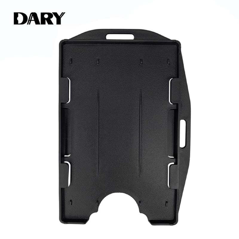 PP Plastic ID Identification Badge Holder, Double-Sided Card Insert, Horizontal and Vertical Dual-Use Card Case, In Stock Wholesale