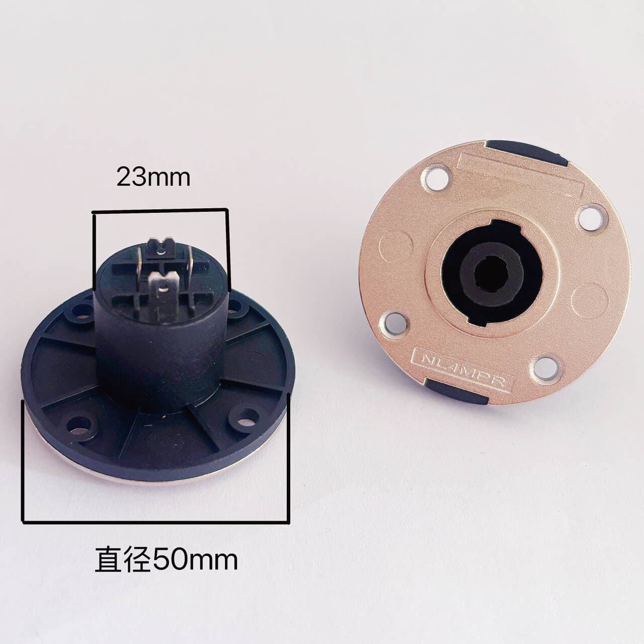 4-Core Speaker Professional Socket, 4-Core Audio Female Connector, Amplifier XLR Female Socket, Ohm Large Round Socket